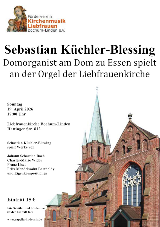 Konzert April 2026 Domorganist Sebastian Kuechler-Blessing